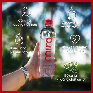 nước ion kiềm mira lon